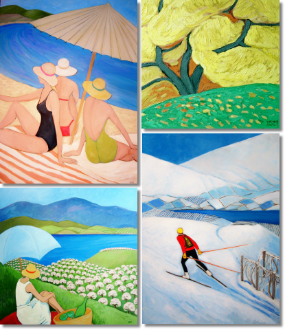 Wendy Porter, internationally acclaimed artist, lives in Kelowna, Okanagan Valley, British Columbia. Her Original Contemporary Oil and Acrylic Paintings are collected worldwide.